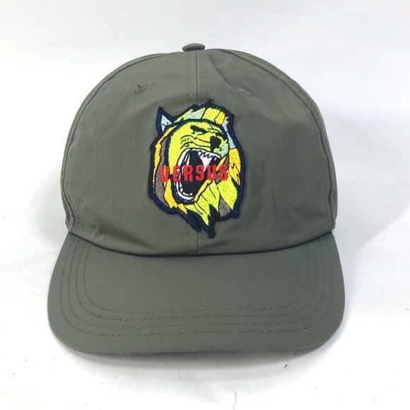 VERSUS logo hat cap baseball cap polyester khaki main image 9